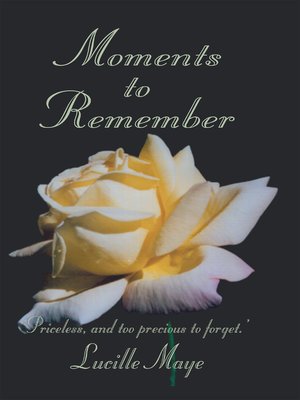 cover image of Moments to Remember